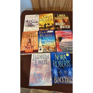 Lot of 8 Hardback Romance Books Variety Authors